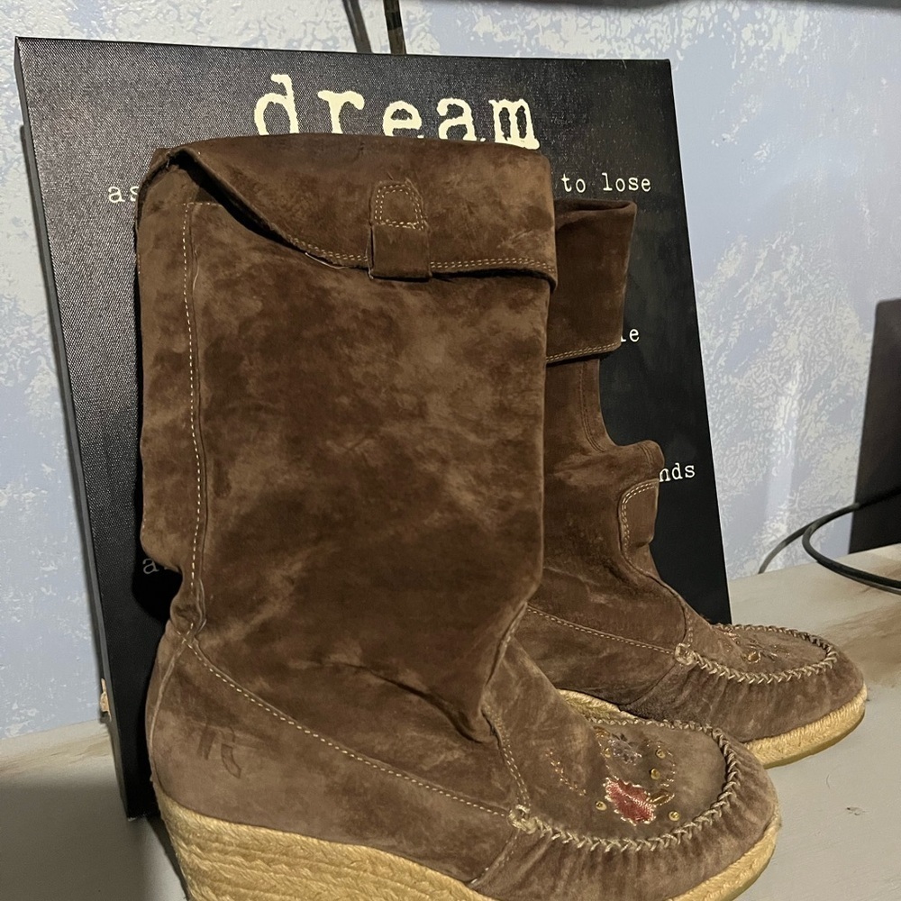Report leather winter boots size 8.5🛍Bundle sale🛍 - Picture 3 of 9